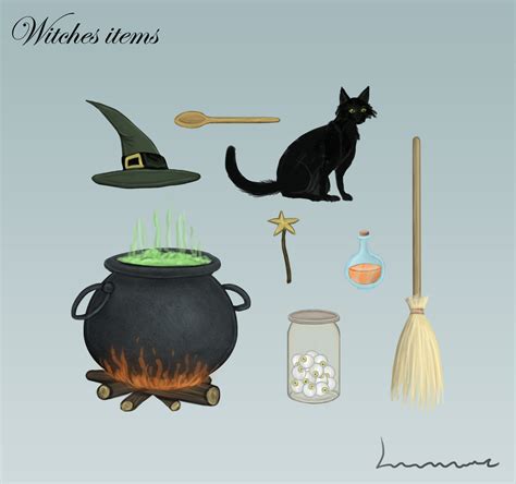 Witches Items By Louisetheanimator On Deviantart