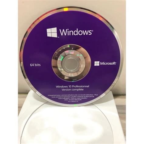 Windows 10 Pro 64bits DVD Cdiscount Informatique