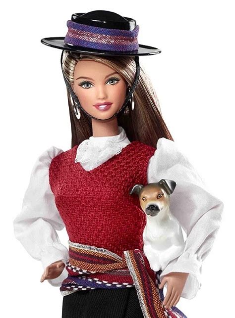 Barbie Chile Serie Dolls Of The World Mattel Coleção R 14900