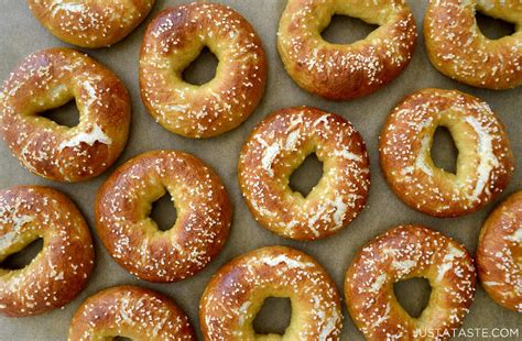 Easy Soft Pretzel Bagels Just A Taste