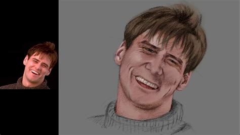 The Painting Of Jim Carrey —the Truman Show Procreate Youtube