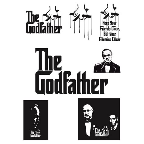 The Godfather Svg Godfather Vector The Godfather Clipart Inspire
