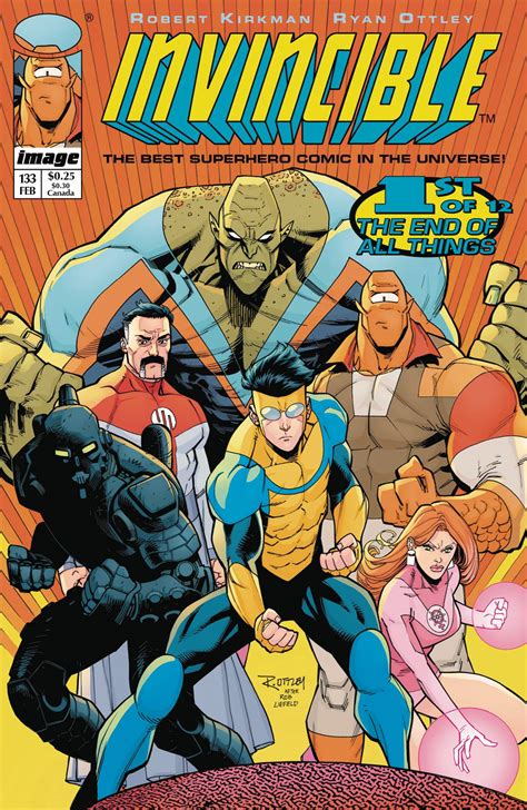 Invincible 133 Cover B Image Tribute Variant Cover