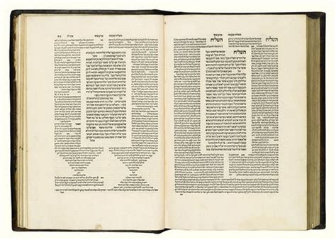 Pristine First Printing Of The Talmud To Be Auctioned The Times Of