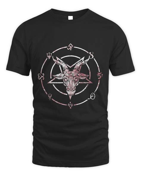 Baphomet Seal Satan Lucifer 666 Occult Satanic Pentagram Senprints
