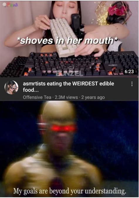 Shoves In Her Mouth Asmrtists Eating The Weirdest Edible Food Offensive Tea 23m Views 2