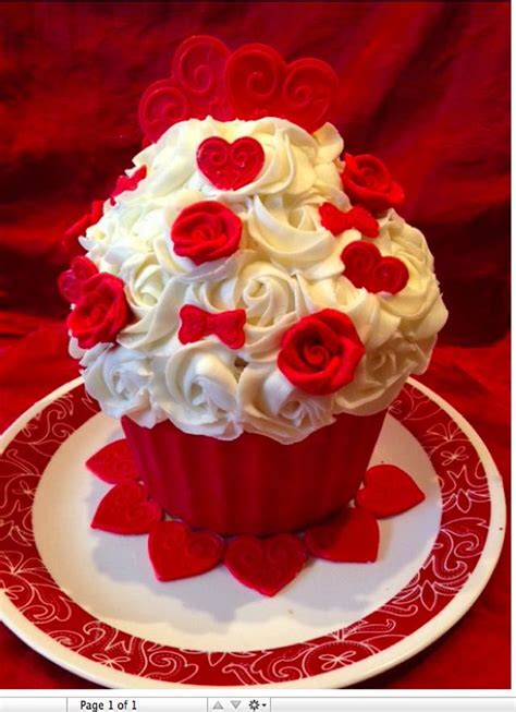 See more ideas about valentine cake, cupcake cakes, cake. Valentine Birthday - cake by Julia - CakesDecor