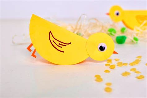 Easy Paper Chick Craft Great Easter Crafts For Kids