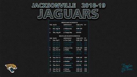 jacksonville jaguars wallpaper schedule