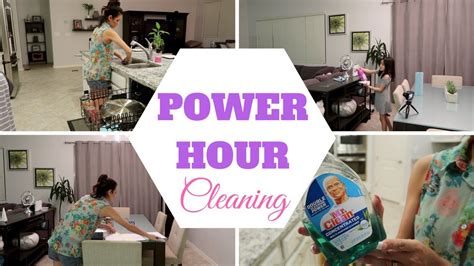 night time cleaning power hour cleaning cleaning routine youtube