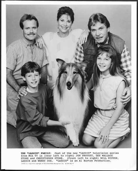 The New Lassie Tv Series Original 1980s Tv Promo Photo Jon Provost Wendy Cox Ebay