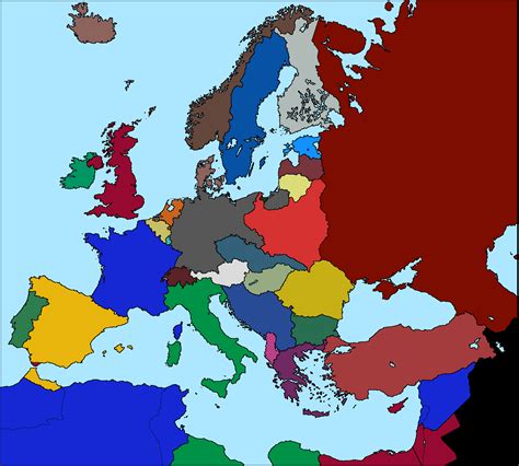 Image Blank Map Of Europe 1936 Colorspng Thefutureofeuropes Wiki