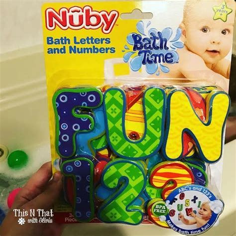 Nuby Bath Letters And Numbers Review NubyUSA NubyUSA This N That