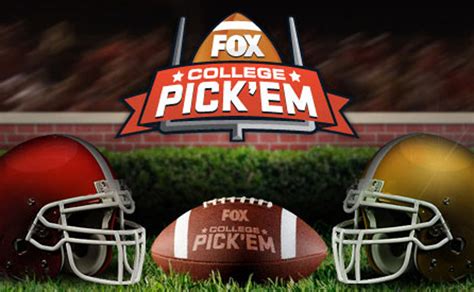 Play College Football Pick Em Win Weekly And Season Prizes Free