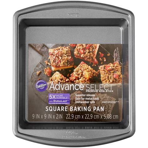 Wilton Advance Select Premium Nonstick 9 Inch Square Cake Pan