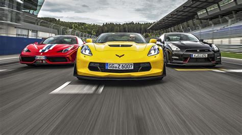 Gtboard.com classics now in 1080p. Speed Week: Corvette Z06 vs Ferrari 458 Speciale vs Nismo GT-R