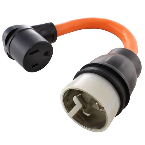 Ac Works® 15ft Adapter Cs6365 Ss2 50p 50a 4 Wire Plug Nema 6 50r 50a