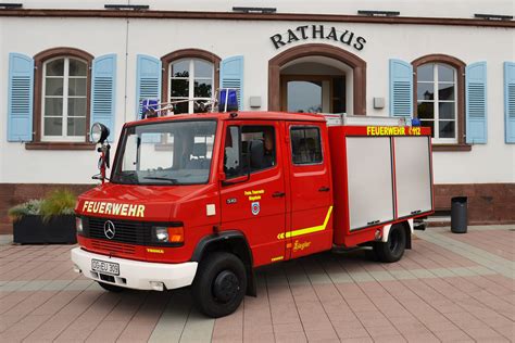Tsf w/z (tragkraftspritzenfahrzeug wasser mit zusatzlöscheinrichtung). Gemeinde Ringsheim: Feuerwehr