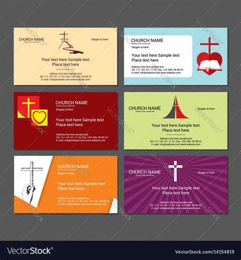 Pastor Business Card Templates