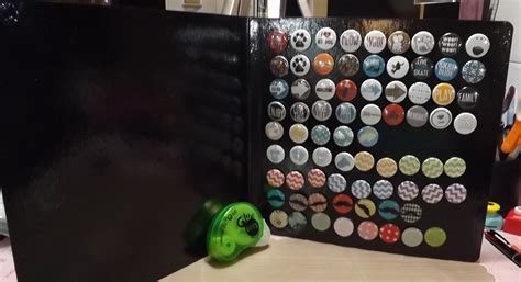 How I Store My Flair Buttons Badges Flair Button Storage Ideas