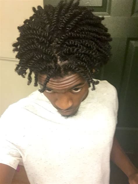 Gorgeous twists styles for natural hair. Minitwists protective style for men | Natural hair men, Trendy short hair styles, Hair twist styles