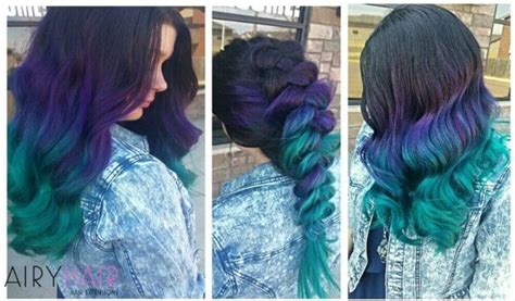 Top 15 Pink Teal And Blue Ombré Hair Extensions And Color Ideas 2024