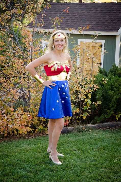 And she has a great figure. Baby Wonder Woman Costume | Wonder woman costume diy, Wonder woman halloween costume, Wonder ...
