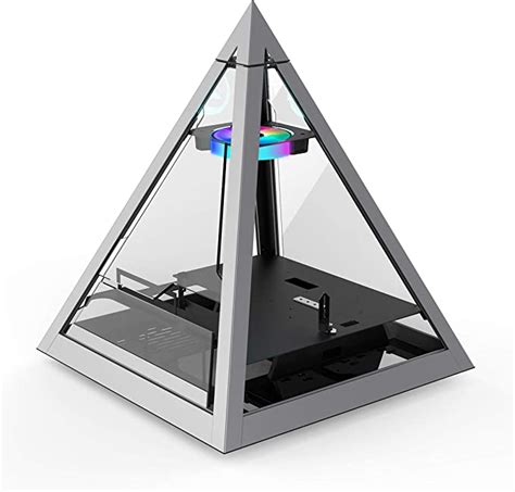 Azza Pyramid Atx Pyramid Showcase Gehäuse Gpu Bis 300mm Aluminium