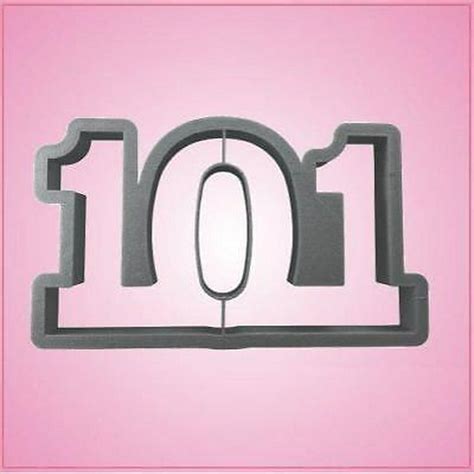Number 101 Cookie Cutter