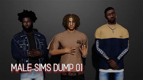 Sims 4 Urban Male Cc Folder Cc Folders Male Sims Dump Youtube