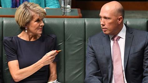 julie bishop not backing labor s dutton referral reports sbs news
