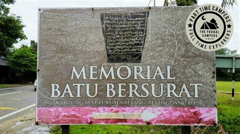 باتو برسورت ترڠݢانو) is a granite stele1 carrying classical malay inscription in jawi script that was found in terengganu, malaysia.2 the inscription, dated possibly to 702 ah (corresponds to 1303 ce), constituted the. ROAD TRIP | Batu Bersurat Terengganu - La Vie Zine