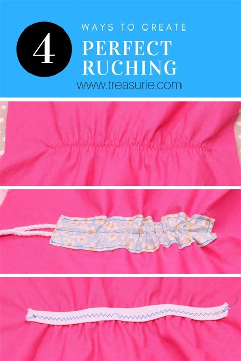 Ruching How To Sew Ruching Best Way Treasurie