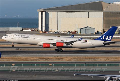 Oy Kbc Sas Scandinavian Airlines Airbus A340 313 Photo By Wolfgang