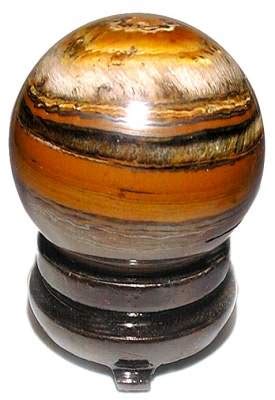 Tiger Iron Sphere Gemstone Mineral Spheres