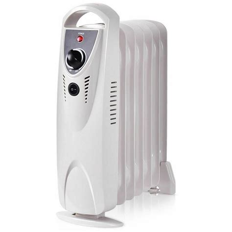 Costway 700 Watt Portable Electric Oil Filled Space Heater With