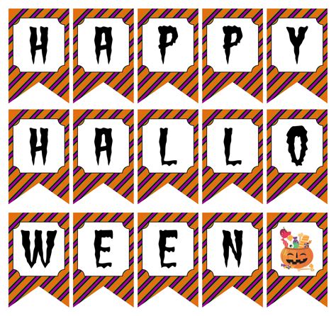15 Best Happy Halloween Banner Printable Pdf For Free At Printablee