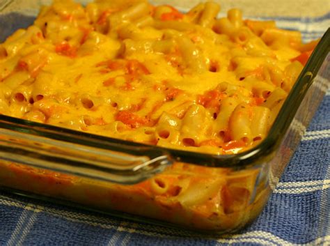 Heat water and bouillon cube. Carrot macaroni and cheese recipe - Eat this.