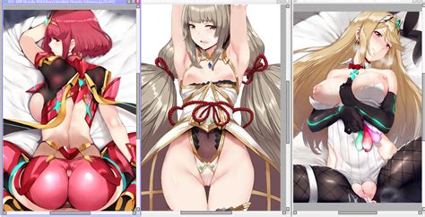 Pyra Mythra And Nia Xenoblade Chronicles And More Drawn By Hews