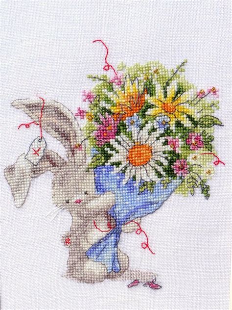 Collection by lakeview needlework • last updated 16 minutes ago. Beautiful Bouquet - Bebunni | Cross stitch patterns, Cute ...
