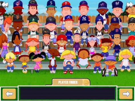 Backyard sports, formerly called junior sports, is a sports video game series originally made by humongous entertainment, which was later bought by atari. Backyard Baseball 2001 - Player Cards Selection Menu - YouTube