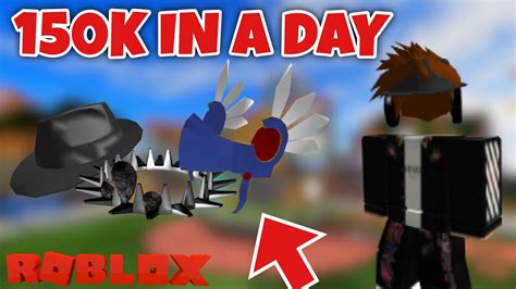 150k Robux In A Day Roblox Trading Youtube