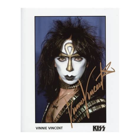 Signed Autograph Vincent Vinnie Kiss All
