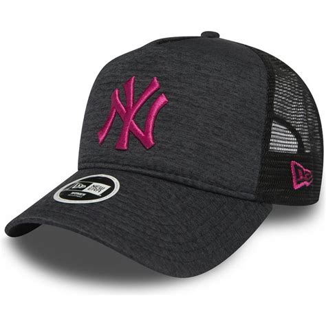 Yankees trucker hat new era. New Era 9FORTY Essential Jersey New York Yankees MLB Grey ...