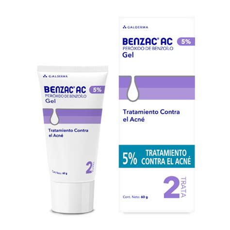 Galderma Benzac Ac Gel 100g Tratamiento Acne Peroxido Benzoilo 5 60gr