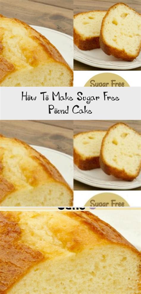 Just plain old granulated sugar is perfect for this recipe. This sugar free pound cake recipe is so delicious to make! #sugarfree #dessert #homemade #diy # ...