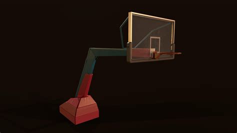 Basketball Hoop Made In Blender Zbrush And Substance Rzbrush