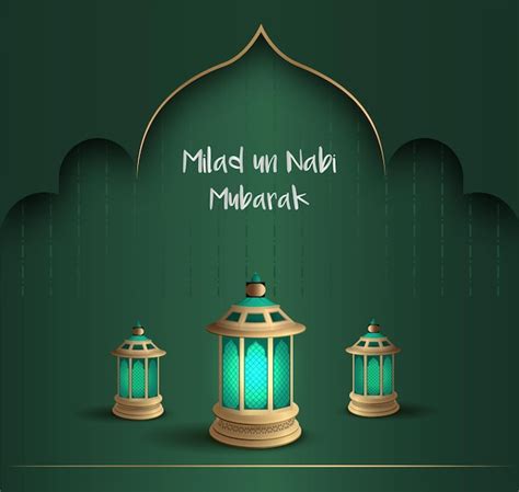 Premium Vector Milad Un Nabi Mubarak Means Happy Birthday Of Prophet