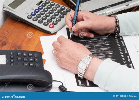 Financial Study Stock Photo Image Of Earnings Bill 31102034