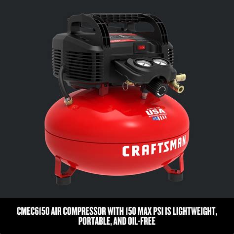 One Of Our New Craftsman Air Compressors 6 Gallon Single Stage Portable
